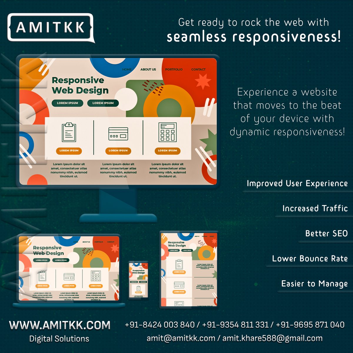 AmitdoubleK's tweet photo. Surfing the web just got smoother than ever before! 🌊🏄‍♀️ Say goodbye to frustrating loading times and hello to lightning-fast responsiveness.

Optimize your website for browsing pleasure! 😎👍

Explore👉 https://t.co/nl0bVJjKjZ

#ResponsiveWebsite #SmoothBrowsing #WebOptimization https://t.co/k3aIl0jJaQ