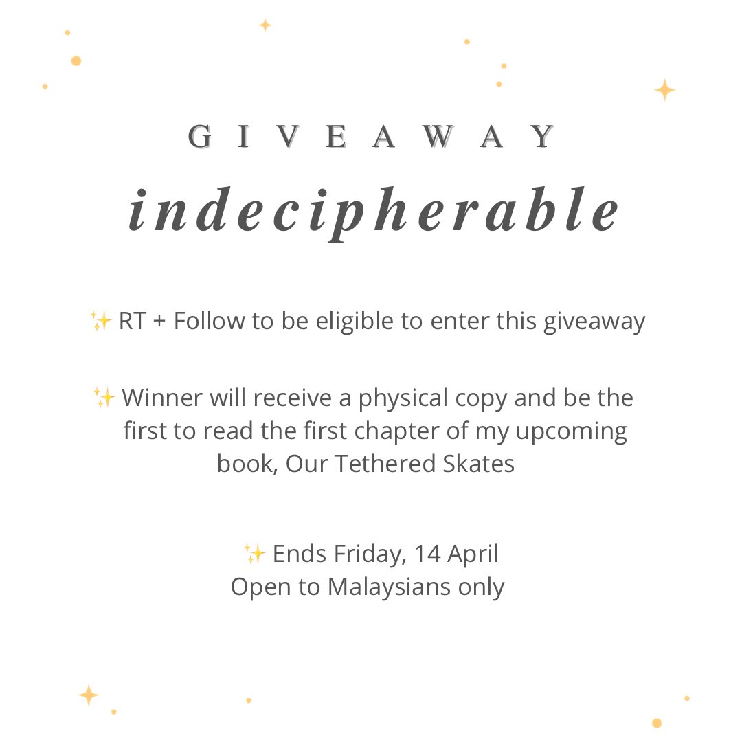 legenbooksdary's tweet photo. ✨GIVEAWAY✨ 

RT + Follow to enter. Ends this Friday and open to Malaysians only. Good luck! https://t.co/Hv7vWMZn8s