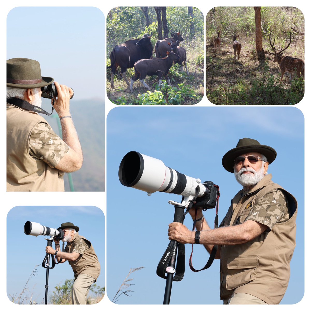 Biggest importance of this visit are 

1. That he personally takes care of every aspect 

2. It’s vacation time and he is attracting people for tourism 

3. He is asking global tourist to visit Indian Jungle safari. 

4. Showing the infrastructure for tourism.