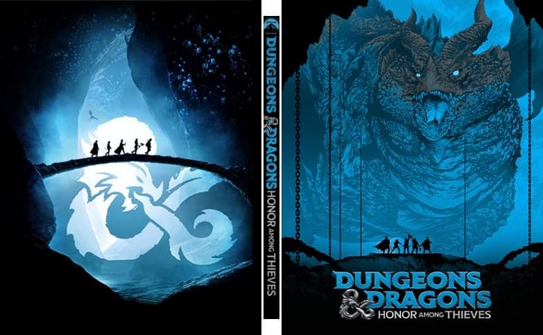 MemeMuseum42's tweet photo. Two different #customsteelbook for #DungeonsAndDragonsMovie // #steelbook #DungeonsAndDragonsHonorAmongThieves #dnd https://t.co/uWclivUCA3