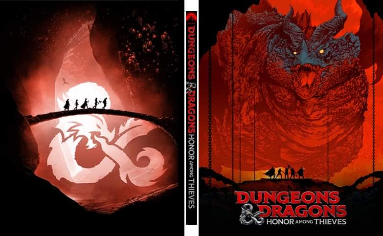 MemeMuseum42's tweet photo. Two different #customsteelbook for #DungeonsAndDragonsMovie // #steelbook #DungeonsAndDragonsHonorAmongThieves #dnd https://t.co/uWclivUCA3