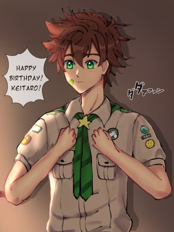 yoichiyo_'s tweet photo. April 8 | Happy Birthday Keitaro! #campbuddy #keitaro #campbuddyfanart #digitalart #art @mikkoukun https://t.co/8I2Tqepnv1