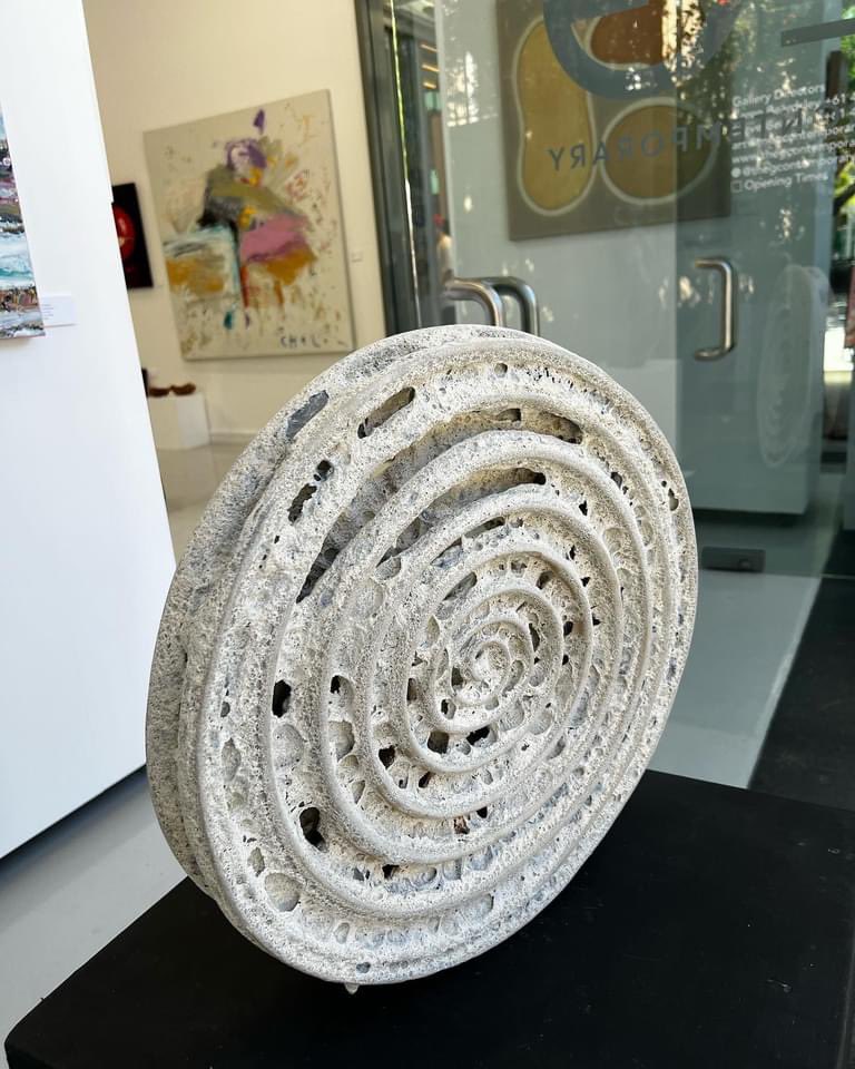 g_contemporary's tweet photo. New Spirals in the gallery Happy Easter from us to you
https://t.co/NOy0VPTdOX
Two more days before we install next solo ‘Under Stilts’ by Mitch Cheesman
DM to preview the beautiful new work
RSVP for the opening night next Saturday via the link
https://t.co/3ibdBLo1DD
#spirals https://t.co/xCFRI62xkJ