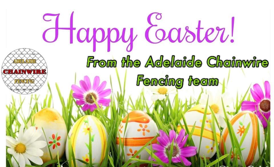 AdelaideChainw1's tweet photo. HAPPY EASTER!
Adelaide Chainwire Fencing
Ph: 08 8187 2844
Email: sales@adelaidechainwire.com
23 Heath St Lonsdale SA 5160
https://t.co/RaTC95KG7i
#adelaidechainwirefencing #securityfencing #chainwirefencing #chainwire #Australianmade #Australianowned #barbedwire #wire #fence https://t.co/s85V7QwfYV