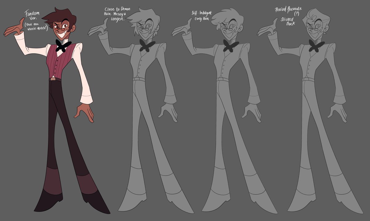 02shmeeps's tweet photo. So uhhh, I drew this a while ago because I wanted to have fun exploring the art style! 

Human Als and my ever present dilemma of what hair I should give him https://t.co/mZkByQEQW3