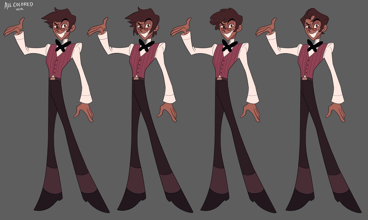 02shmeeps's tweet photo. So uhhh, I drew this a while ago because I wanted to have fun exploring the art style! 

Human Als and my ever present dilemma of what hair I should give him https://t.co/mZkByQEQW3