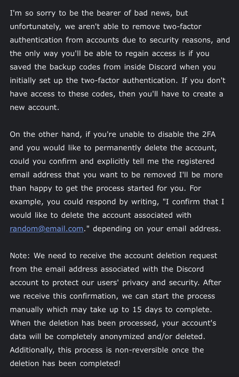 What’s the point of support when they can even help you