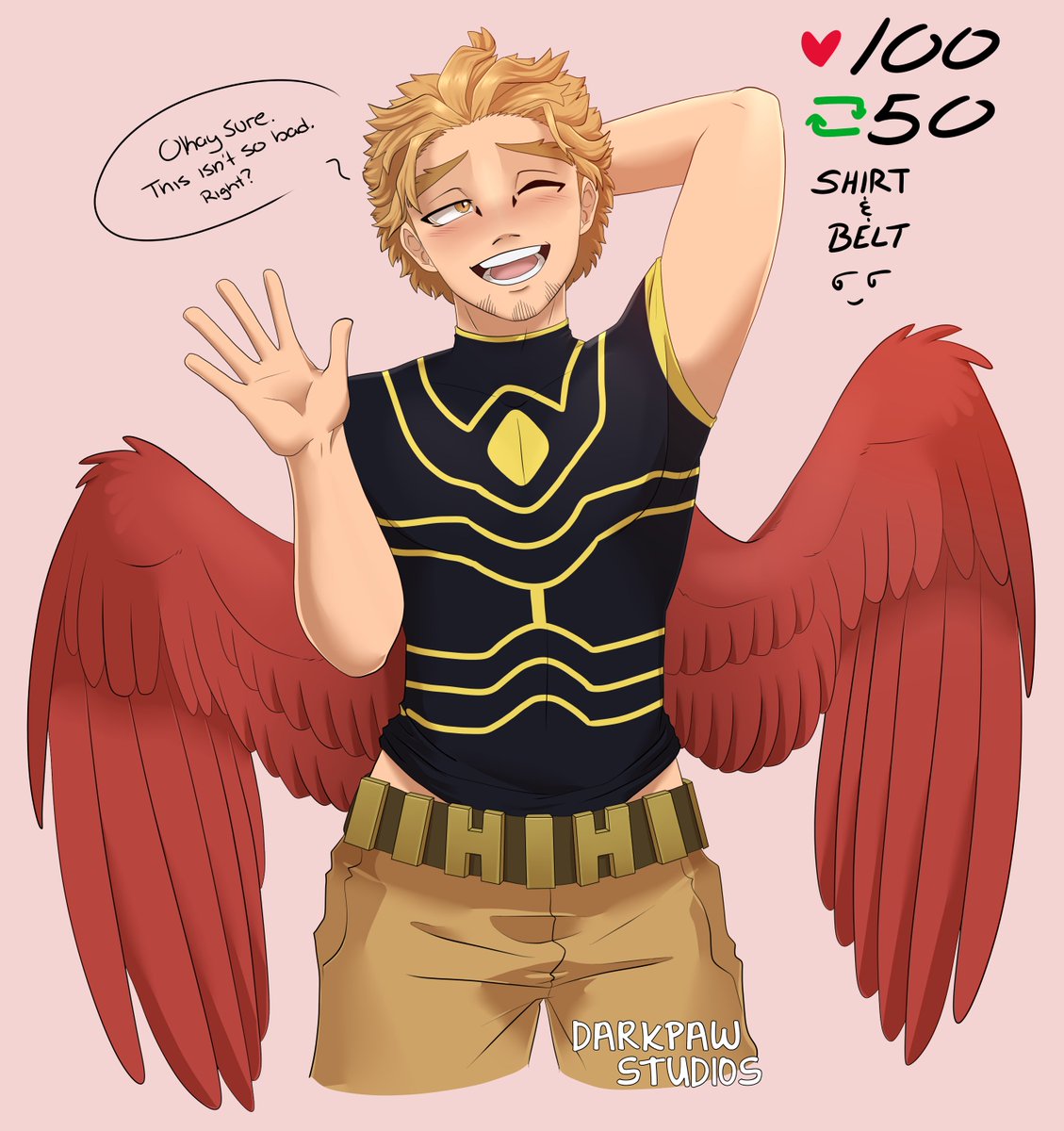 Can we take off more? 👀
#undresscharacterchallenge #MyHeroAcademia #hawks #hawksfanart #keigotakami