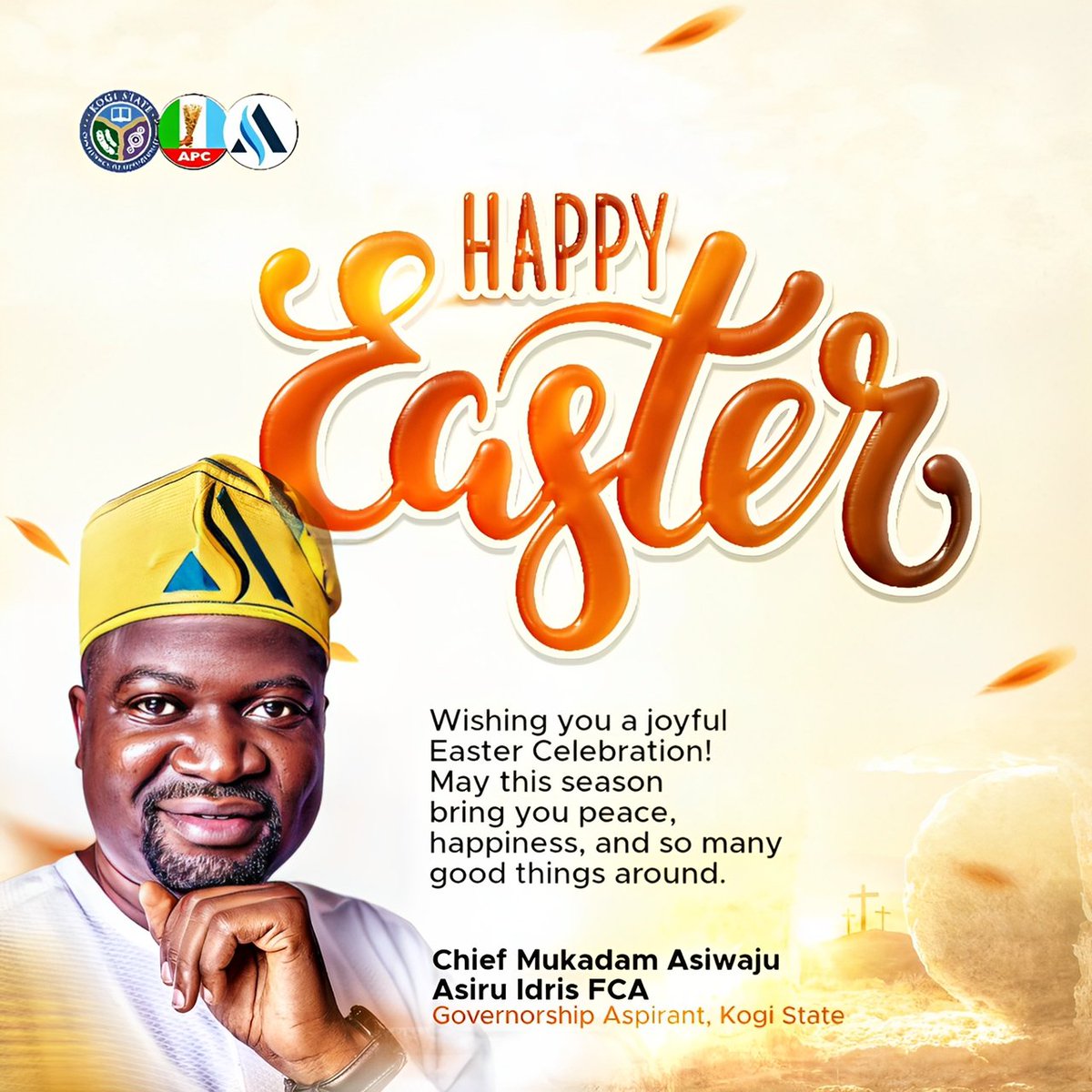 asiwaju_idris's tweet photo. Taking this moment to wish our Christian brothers and sisters a very happy Easter! May this special day be filled with happiness, love, and blessings for you and your loved ones. 
#EasterSunday https://t.co/fwJ5Zk696a