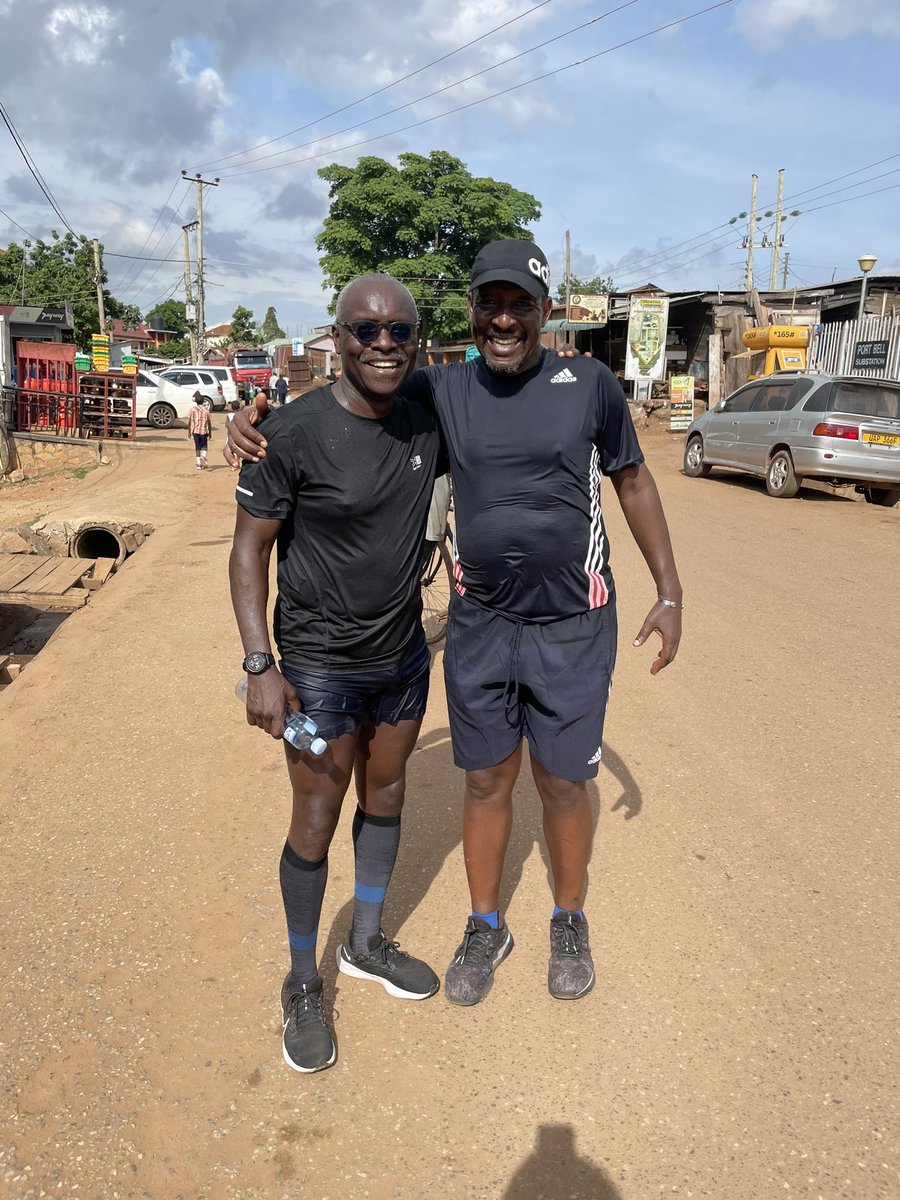 Two “retired” mates! @rkabushenga .. keep 🏃‍♂️ running 🏃‍♂️…