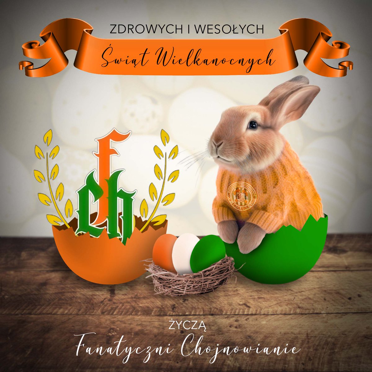 FC_Chojnow's tweet image. Zdrowych i wesołych świąt Wielkanocnych!