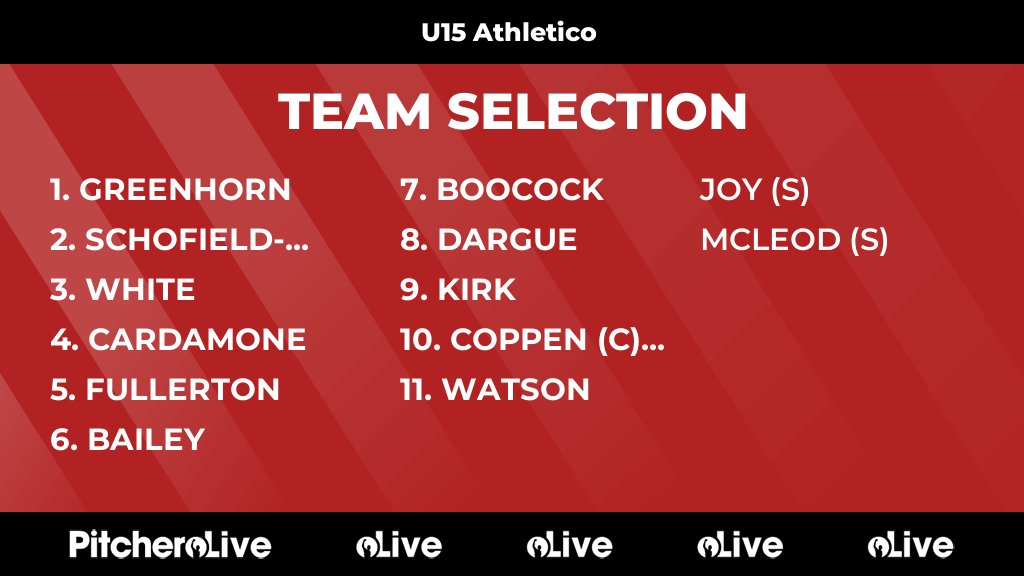 Today's U15 Athletico team selection #Pitchero bingleyfootball.co.uk/teams/15166/ma…