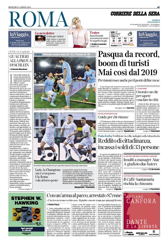 H24Prati's tweet photo. Dai quotidiani: "Pasqua da record, è boom di turisti" - https://t.co/08bkLljc3C https://t.co/gPud6S4hFy