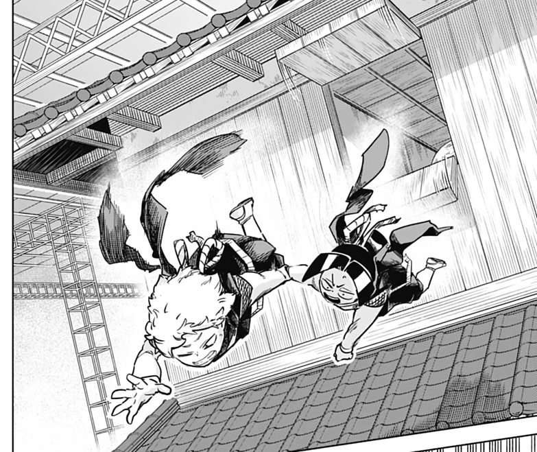 🥷: Wait! That's a solid wall!! 

Katsuma's hunch was right, it was a trap door! 