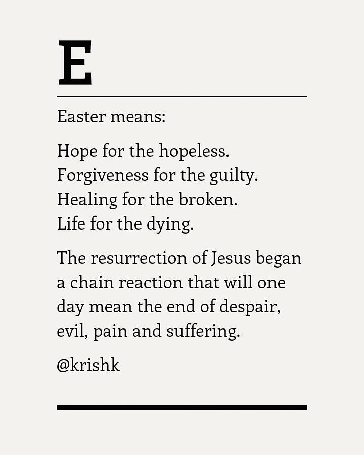krishk's tweet photo. This is what #Easter means to me...
Happy Easter from my family to yours. https://t.co/HfFNoqJzOH