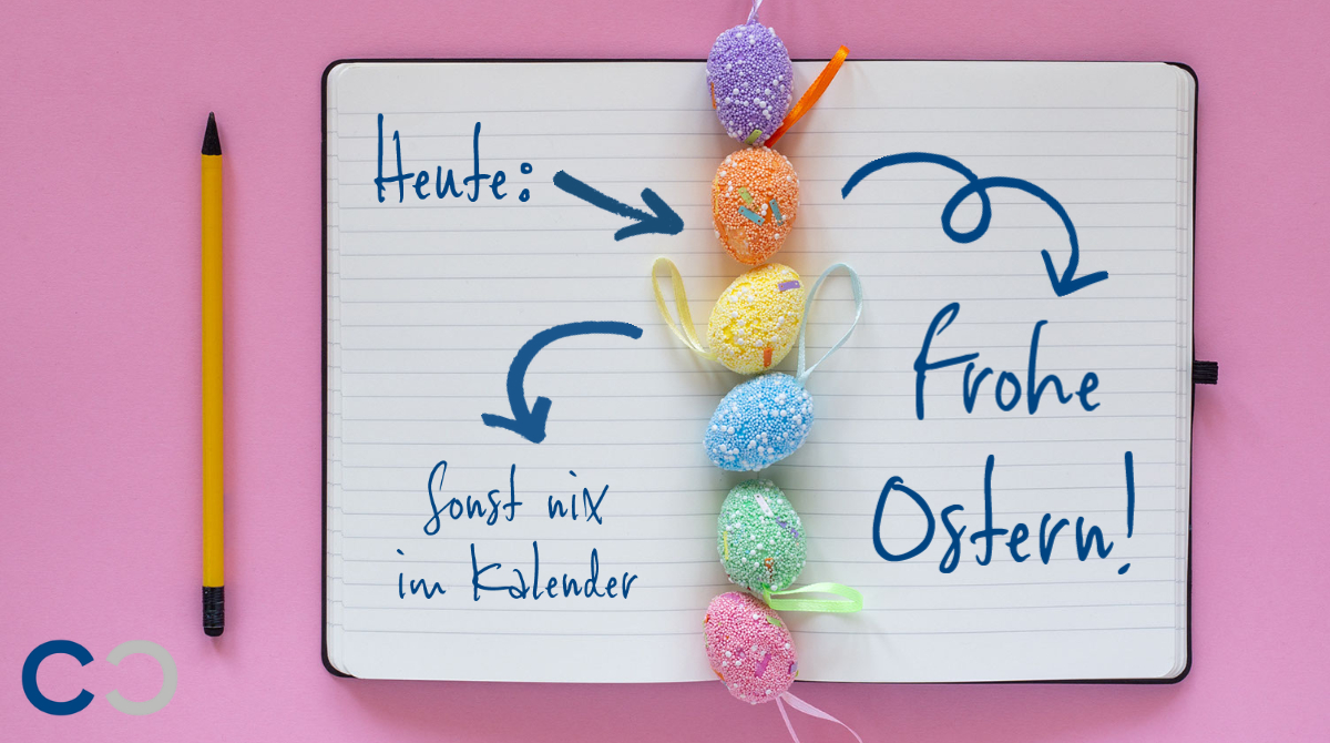 Das ganze Team der BwConsulting wünscht allen da draußen ein friedvolles Osterfest!
Auch wenn uns bewusst ist, dass nicht alle diesen Frieden erleben dürfen - Wunsch und Hoffnung bleiben.