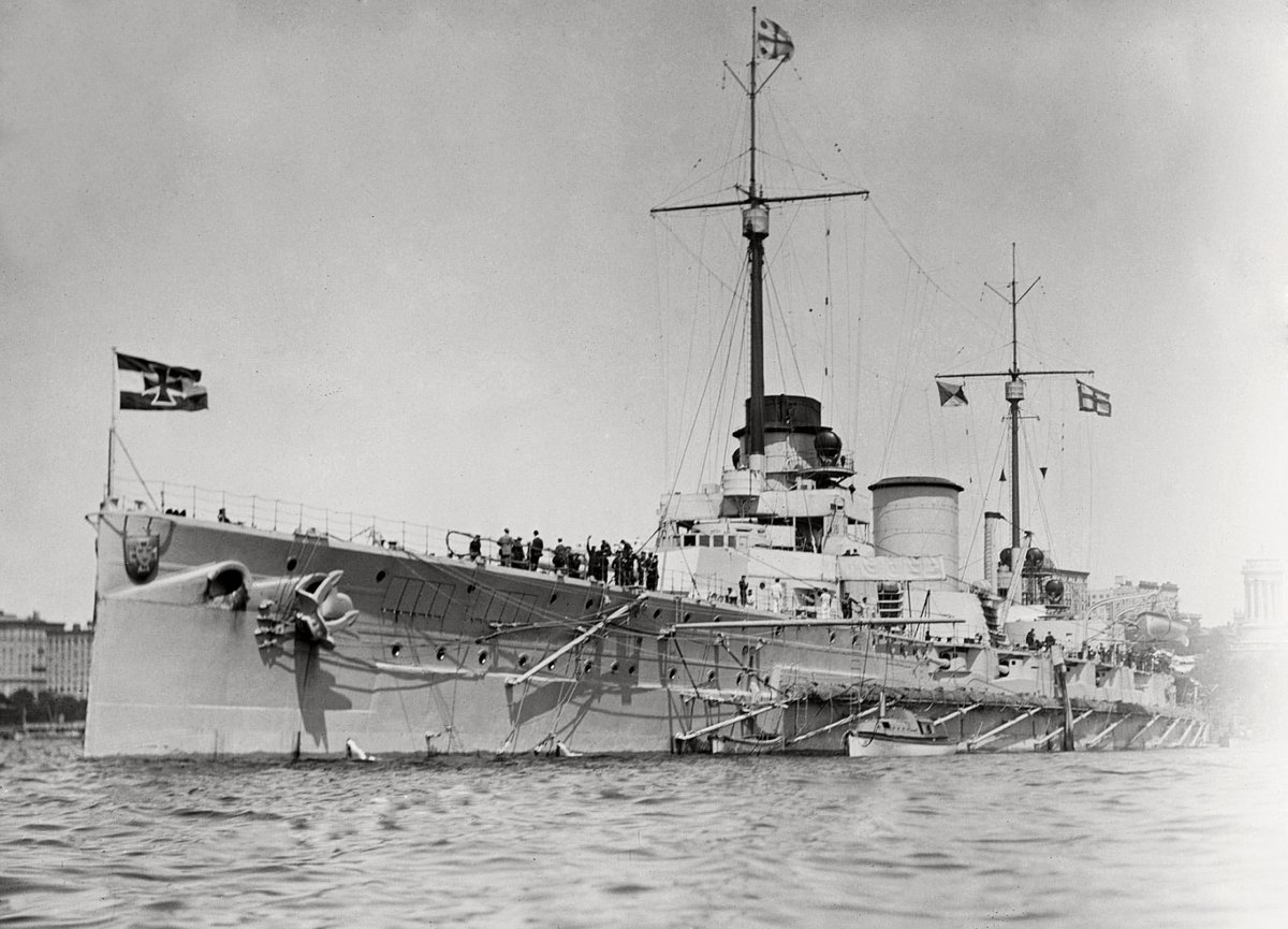 Date: Mid-June 1912. Location: 40°47'40" N, 73°58'59" W. Event: Battlecruiser Moltke is on a 5-day long stay in New York City. She will be the only capital unit of the German Navy to visit the USA ever. Current status: Minor debris at 58°52′22″ N, 03°11′14″ W, depth of 20 m.