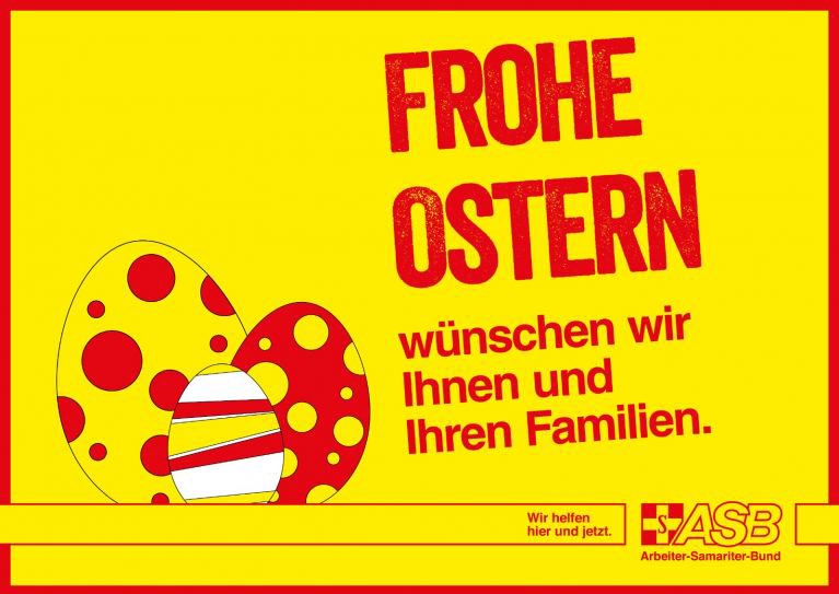 Der ASB Katastrophenschutz Rheingau-Taunus wünscht Ihnen und Ihren Familien Frohe Ostern.
#asb #rtk #katastrophenschutz #Easter