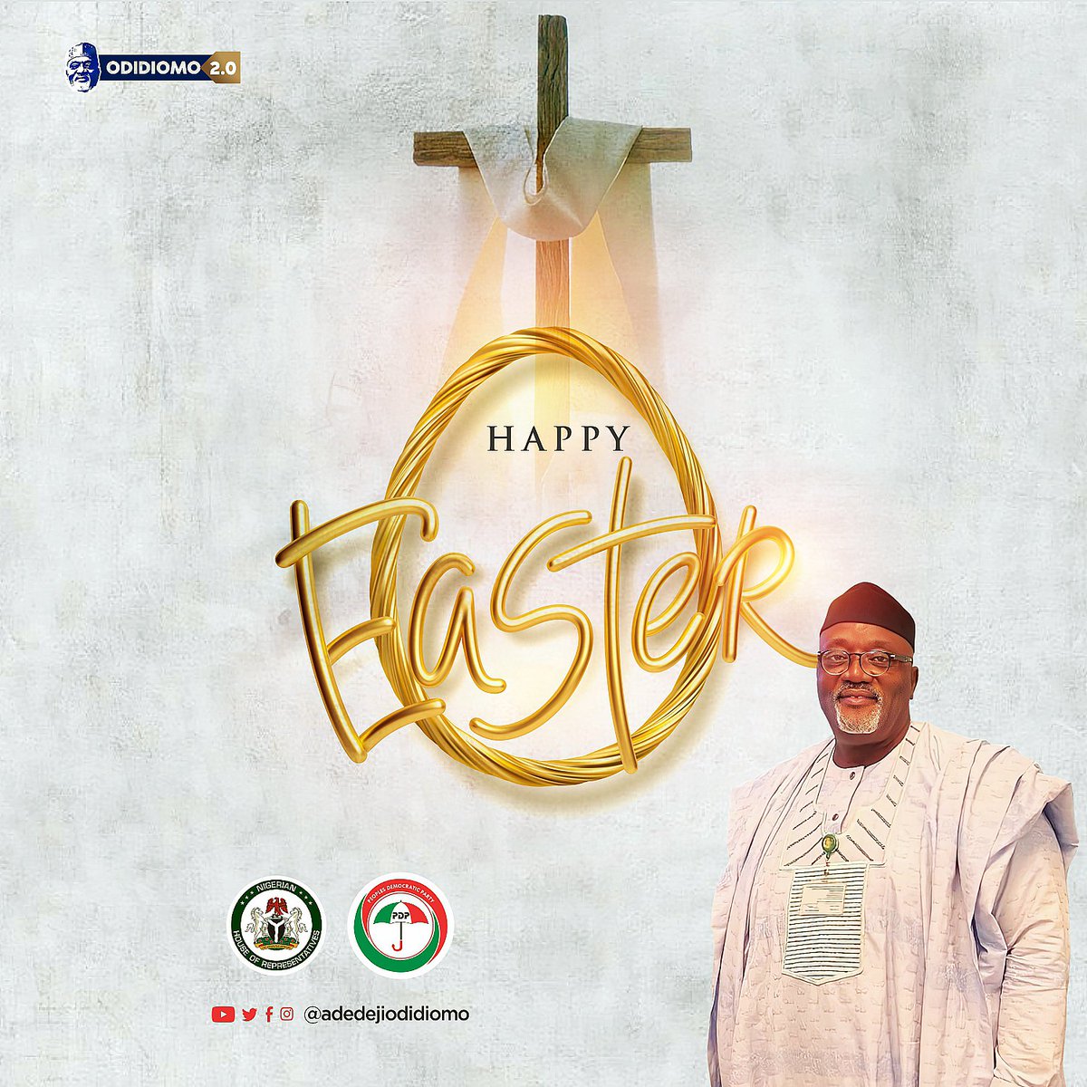 AdedejiOdidiOmo's tweet photo. May the resurrection of Jesus Christ bring hope, love, and peace to your heart. 
Happy Easter Celebration -ASOO 

#happyeaster 
#eastersunday 
#ibadannorthwest 
#ibadansouthwest 
#odidi4secondterm 
#odidiomo2 
#odidiomo https://t.co/NI3nyKoU0t