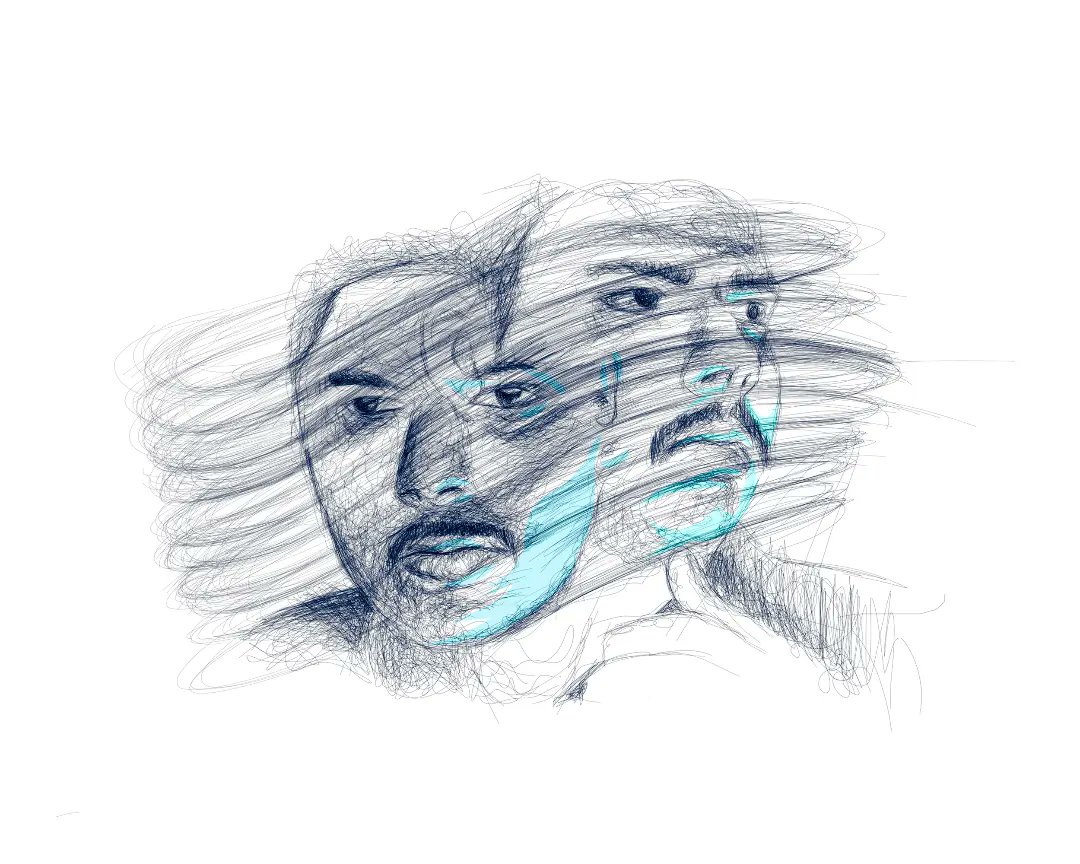 pingali555's tweet photo. New experiment,
swipe left for remaining...
Tell me in comments how it was.
•
•
#scribbleart #scribble #Facts_About_EasterSunday #art #Artists #teluguartists #teluguposters #posterdesign #poster #potraits #ArtsOfAshes #artistsoftwitter #Indian #indianartists #IncredibleIndia https://t.co/aYyYDjwWRc