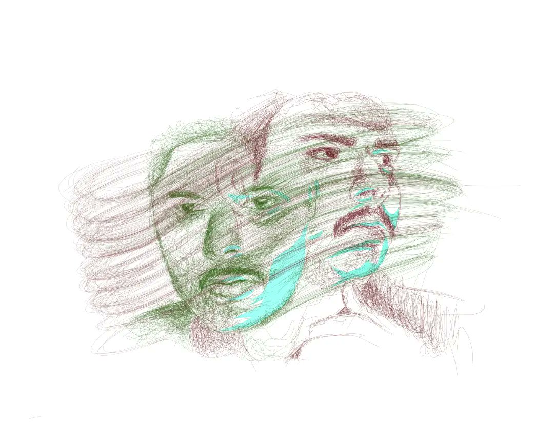 pingali555's tweet photo. New experiment,
swipe left for remaining...
Tell me in comments how it was.
•
•
#scribbleart #scribble #Facts_About_EasterSunday #art #Artists #teluguartists #teluguposters #posterdesign #poster #potraits #ArtsOfAshes #artistsoftwitter #Indian #indianartists #IncredibleIndia https://t.co/aYyYDjwWRc