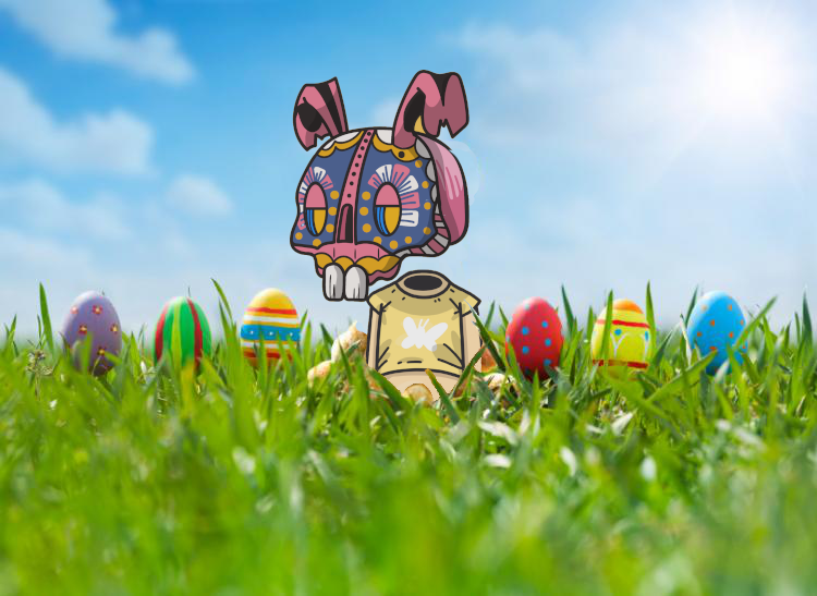 gm gmers ☕️

Have you found yourself a good egg? 
Don't worry, be hoppy!  🐰🐣🥚

#vivalosmuertos <a href="/los_muertosNFT/">Los Muertos</a>