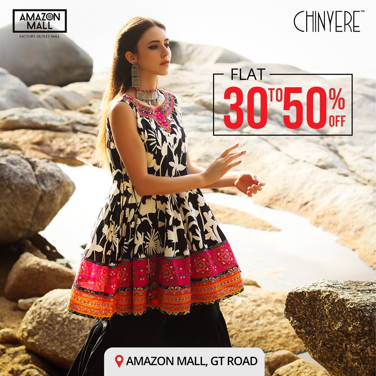 amazonmallpk's tweet image. CHINYERE ✨

FLAT 30% to 50% OFF!

📍Location: Amazon Outlet Mall, GT Road, Rawalpindi/Islamabad

#amazonoutletmall #imarat #amazonmall #amazonmallislamabad #Islamabad #pakistan #rawalpindi #Chinyere #chinyerepakistan #chinyereamazonmall