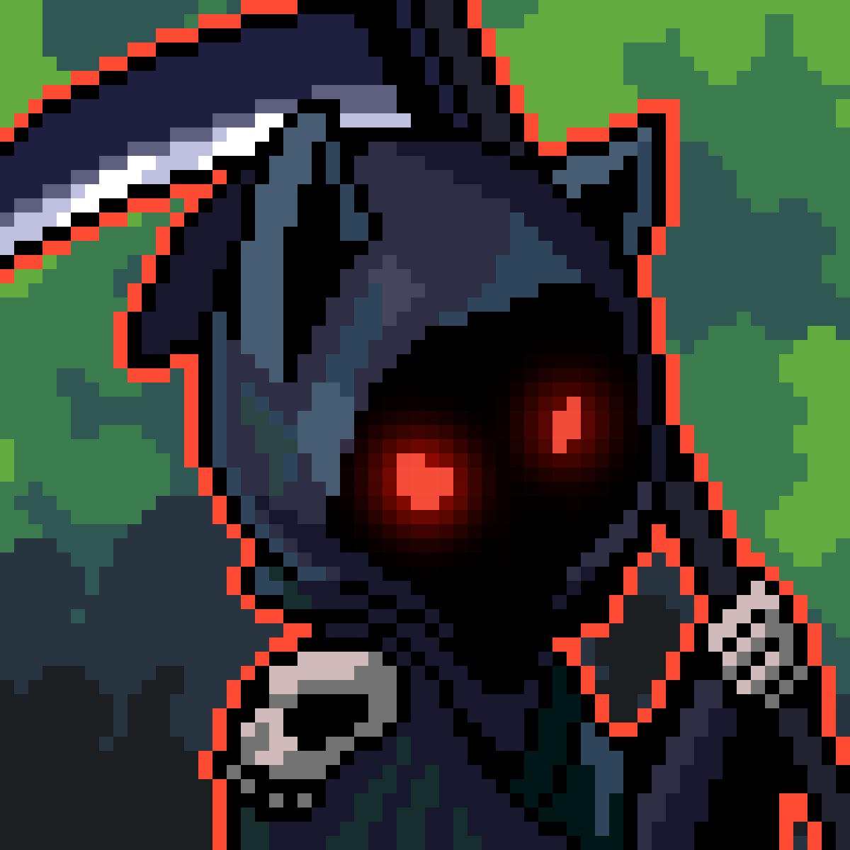 𝘈 𝘯𝘦𝘸 𝘪𝘮𝘮𝘰𝘳𝘵𝘢𝘭 𝘩𝘢𝘴 𝘢𝘳𝘳𝘪𝘷𝘦𝘥! ⚔   

#5/100 "The Reaper" by <a href="/karl7_7/">karl7_7軸</a> &amp; <a href="/BVDCAT_/">BVD</a> 

This auction will be held exclusively on <a href="/exchgART/">Exchange Art</a>.

Duration: 24 hours  
Includes: Banner &amp; Server Role   

Good luck; Bid responsibly 

Bid Now! ⤵ 
exchange.art/single/Ci62wu4…