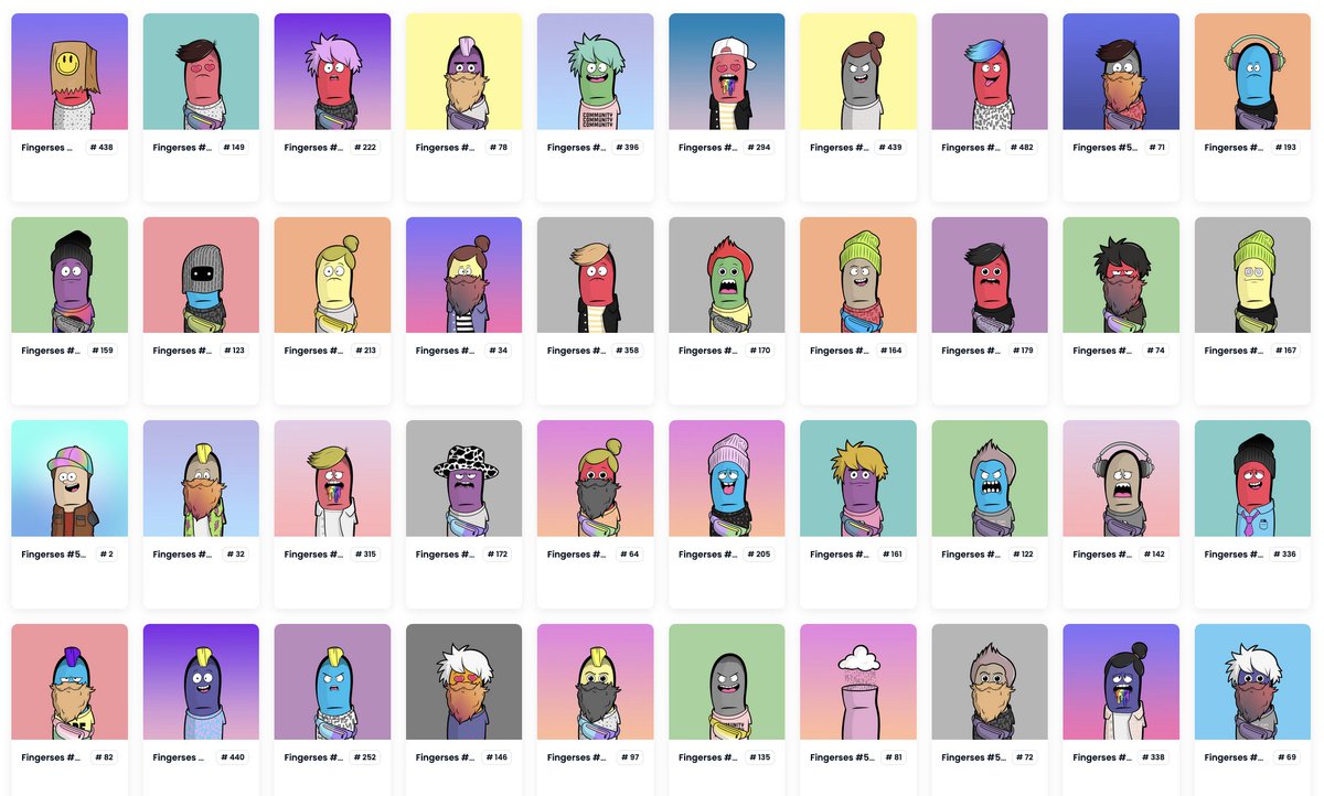 Part #1 of our final airdrop to holders is complete. For every Fingerses you held you will have received one more.