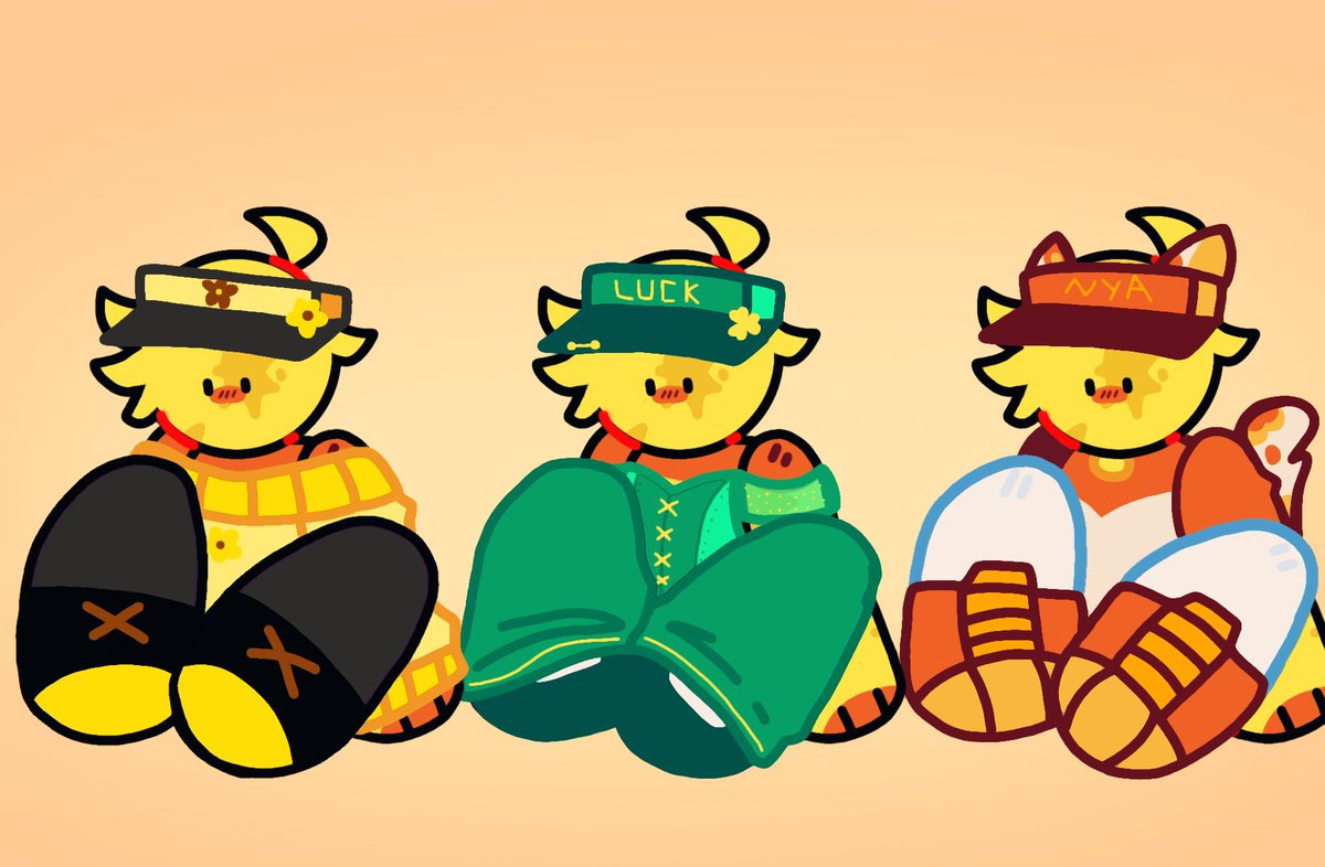 SpadeChecker's tweet photo. More outfits!!!💛💚🧡 https://t.co/zbSrVV3jI2