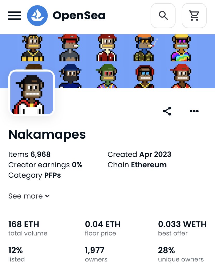 kdawg_NFT's tweet photo. Today I’m waking up slightly disappointed in my web3 sister & brotherhood 

When did total self-interest overtake right & wrong?

@Nakamonkes had their art stolen by these Mapes, but because they got their money & switched to 0% royalties the degens ran it up to 0.04+

I’m here to trade, no judgement on those following the trends but man… this feels pretty sh!tty

As for @Nakamigos & their community, you all could make a big difference here but I don’t see it