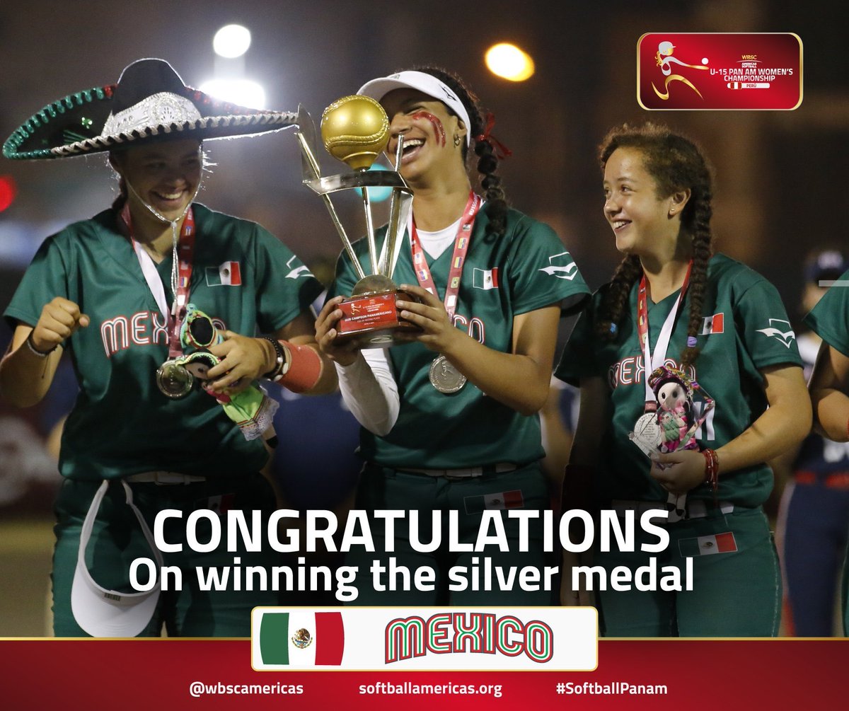 Mexicanos_MLB's tweet photo. Muchas Felicidades a las Mexicanas 🇲🇽 que ganaron “Medalla de Plata 🥎🥈” en Sóftbol.

👏🏼👏🏼👏🏼 https://t.co/yzC87tGpIa