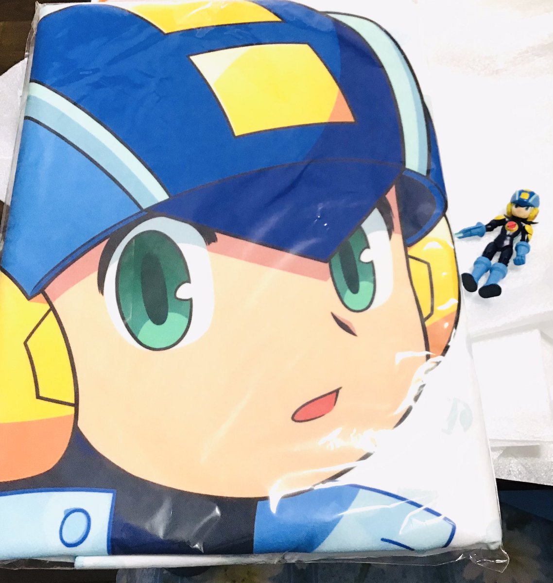 ロックマンエグゼ　おやすみバスタオル ロックマンエグゼ おやすみバスタオル