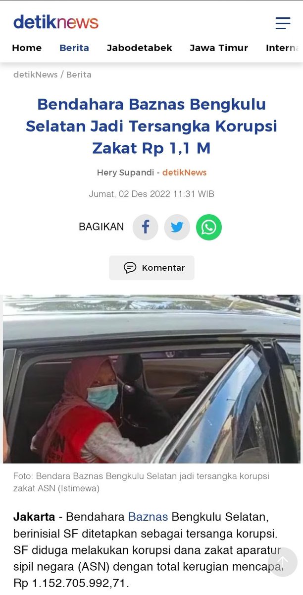 Pajak dikorupsi itu mungkin hal yg  biasa, tapi yang luar biasa kalau ZAKAT sampai dikorupsi .
Bukan berarti membenarkan korupsi pajak.

Tapi kok nggak ada gerakan atau ajakan boikot  Zakat ya?