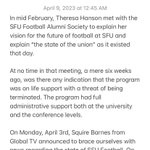 Photo by Save SFU Football (@FootballSFU)