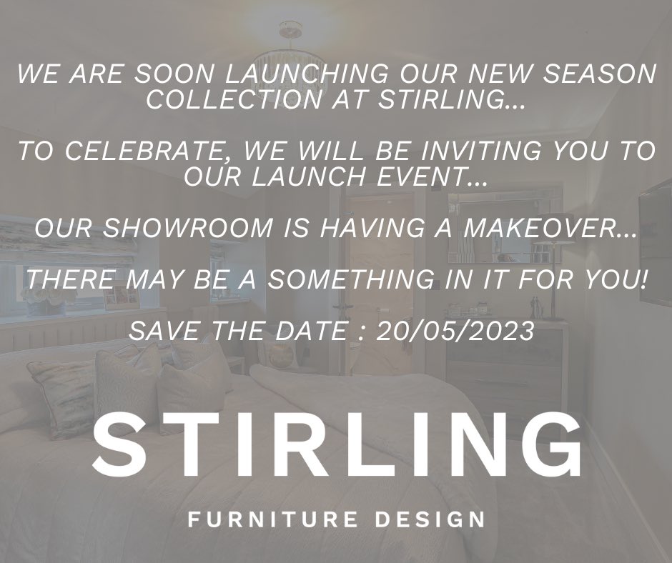 Save The Date 20/05/2023 #bolton #launch #manufacturer #furnituredesign