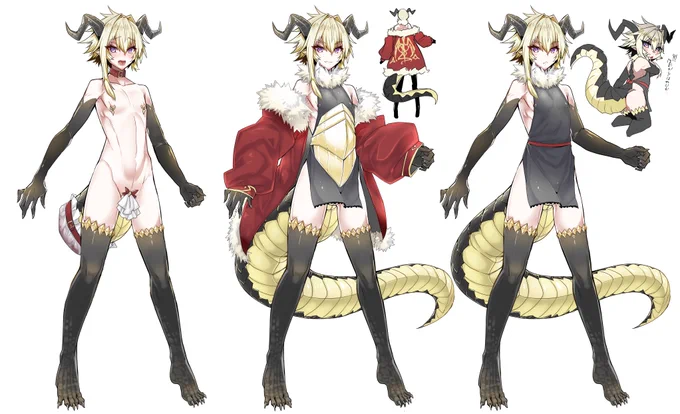 えっちなのを描こうとした名残だけは存在しているとある王国の先祖返り半竜両性具有の姫(本人は男のつもり)と敗戦して捕虜として捕まった敵国で世話係になった滅ぼされた国の奴隷ショタの…ほのぼのになっちゃったやつ 