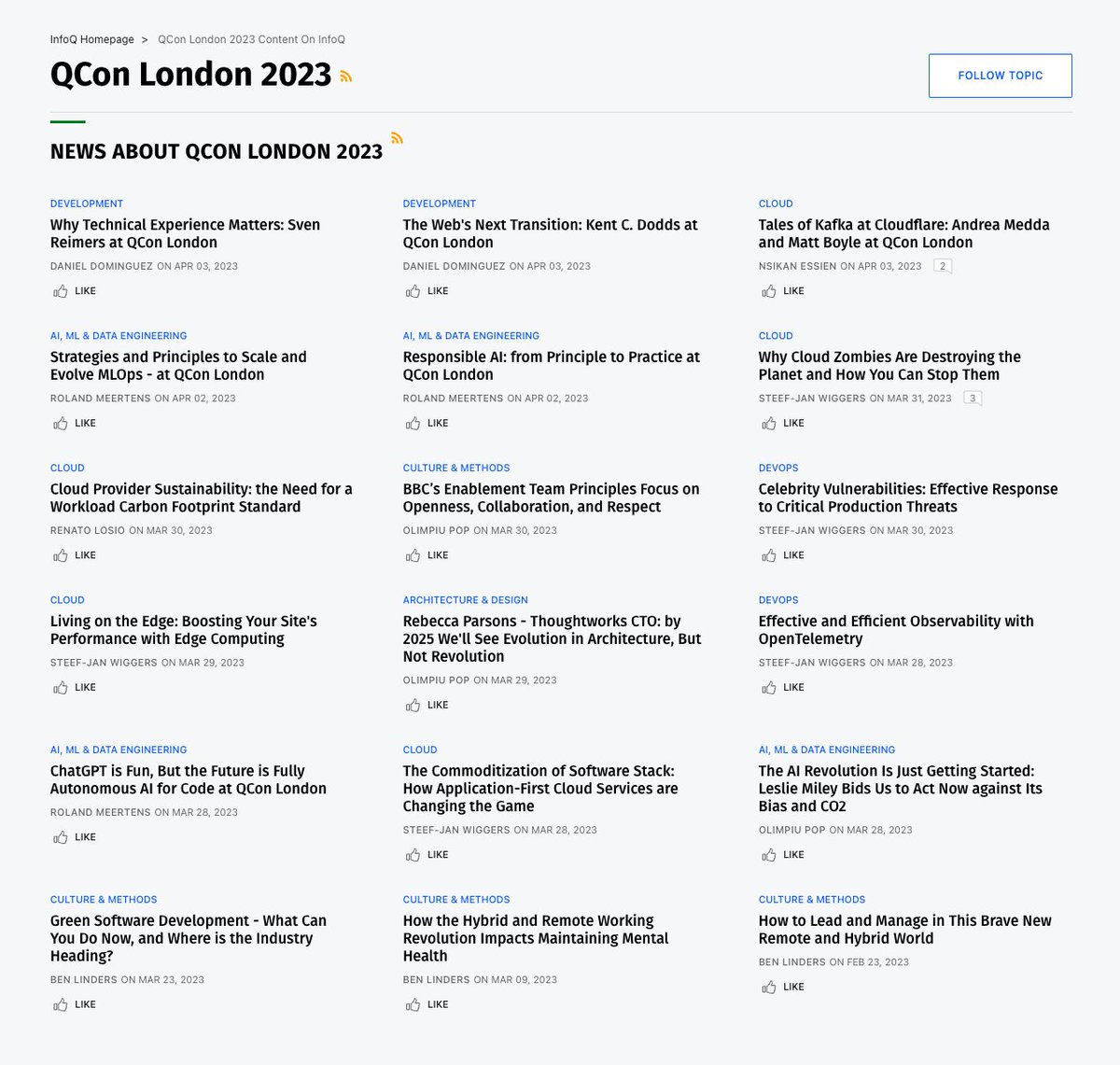 Missed the fantastic #QConLondon event? 😟 No worries, the @InfoQ team have you covered with news and summaries of key sessions! 😊 infoq.com/qcon-london-20…