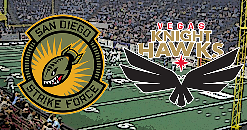 SCtoC's tweet photo. WEEK 4 RECAP: @sdstrikeforce complete mission to earn first win of the season, over @KnightHawksIFL, 37-36. @IndoorFL #IFL #StrikeForceStrong #UKnightInFlight
https://t.co/QD4COfBsSw https://t.co/vxAkp2AWB6