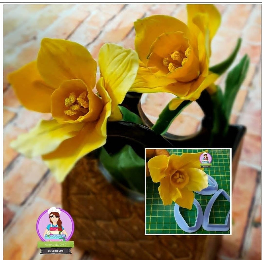 sonalyou's tweet image. #Easter Sunday done right!🐇
#Sugarflowers #Daffodils,one of the most recognizable Easter flowers, I made during an online sugarflower workshop.#memories❤️#vibes🪷
Daffodils symbolize new beginnings n sunshine!#astraldelights
Everything works in my favour!#gratitude💫#happyme🥰🧿