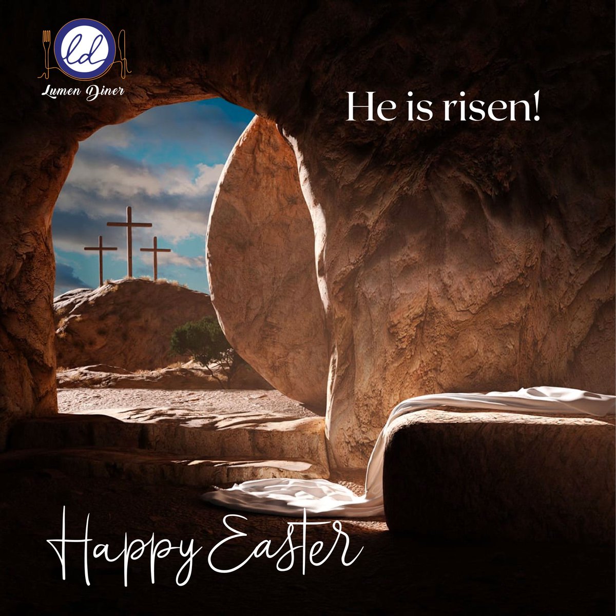 LumenDiner's tweet photo. Here's wishing you a fabulous resurrection experience this Sunday. 

May the joy and blessings of Easter fill your heart today and always. Happy Easter!

#HappyEaster #ResurrectionSunday  #HeIsRisen #EasterWeekend https://t.co/QV8ffngjNb