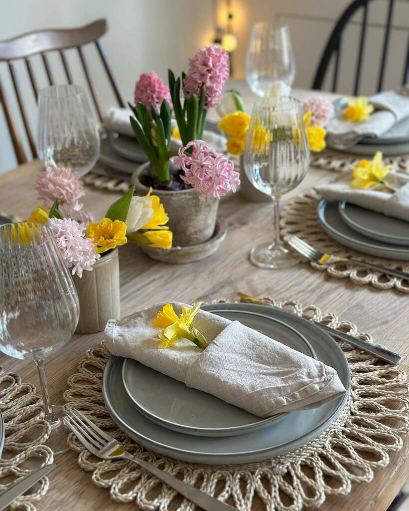 Happy Easter. We’re currently enjoying a family holiday in the Maldives, I’ll post some photos soon but I’m in full holiday mode right now, so I thought I’d share some images from my Mother’s Day tablescape reel. This would also be perfect for today if y… instagr.am/p/CqzoNExP0PO/