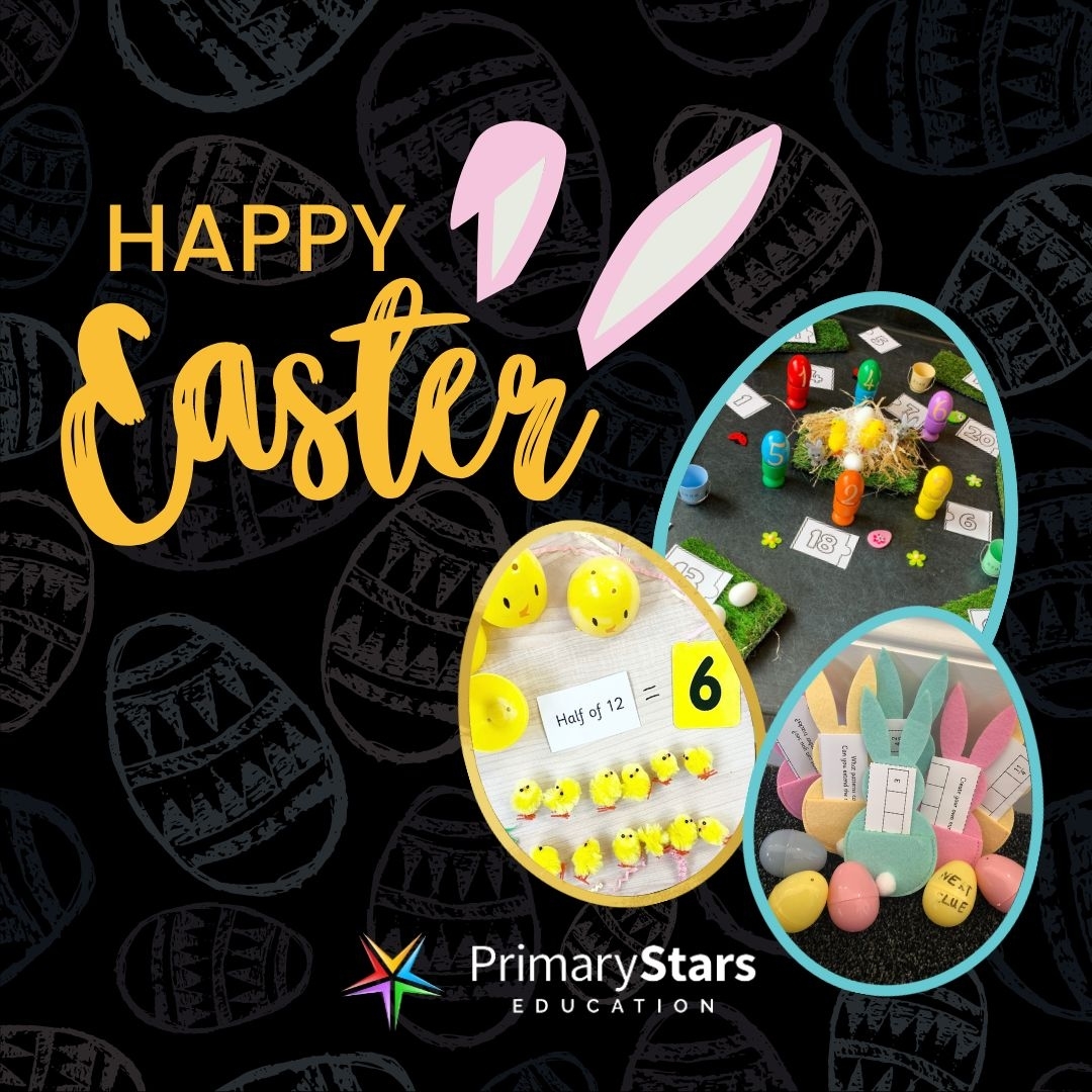PrimaryStarsEd's tweet image. Happy Easter Sunday from us at Primary Stars Education! 🐰

#easteractivities #eastermaths #easteractivitiesforkids #eastercrafts #practicalmaths #practicallearning #primarymaths #singaporemaths #placevalue #mathstricks #ukprimaryteacher #whenlearningmeetsplay #makelearningfun