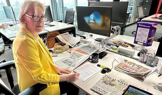 MonicaPrice5's tweet photo. Plenty in the news today! Great to join @WhichPennySmith this morning for the Press Review @TalkTV  #pressreview #presenter #news #press #lifestyle #newpapers #tv @TomesPR https://t.co/0rztNrBSLQ