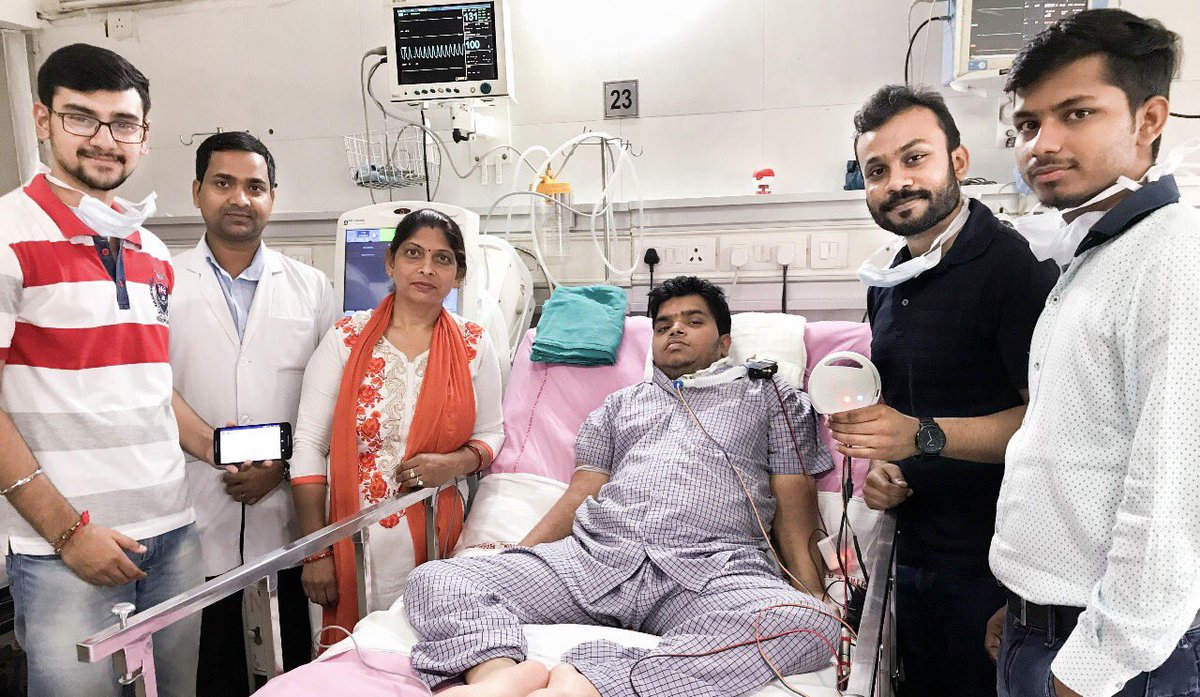 7 Years back we started with the goal of discharging this patient from AIIMS

In the process we created AgVa which is India’s largest ventilator manufacturer. 

A proof that things done with good intentions always have a great outcome

#startup #madeinindia #enteprenaurship