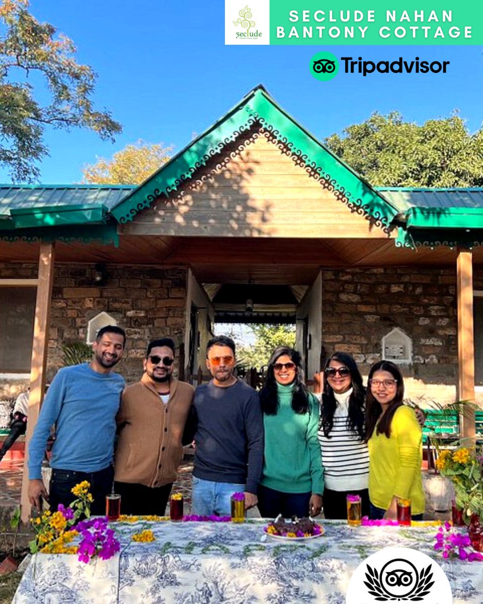 Secludestay's tweet photo. 📷We would love to thank our amazing guests @tripadvisor who appreciate nature and how we want to bring it close to you during your stay at 📷Seclude Nahan, Bantony Cottage
For best offers- https://t.co/WxMqr9Myi1 | 📷9810743242
.

#tripadvisor #happyguest #guestexperience https://t.co/P34JOGfF2z