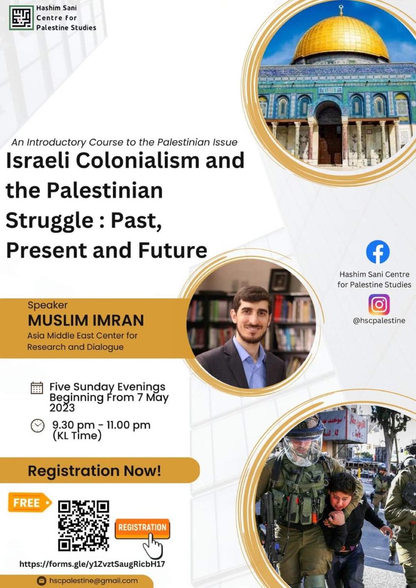 amecrdEn's tweet photo. Sign up for an introductory course on the Palestinian issue which will be delivered in English by Muslim Imran, founding director of AMEC and the Hashim Sani Center for Palestine Studies.
Register now at: https://t.co/cmxn0gCFlw
#Palestine #PalestinianStudies https://t.co/NA5DIGWI4M