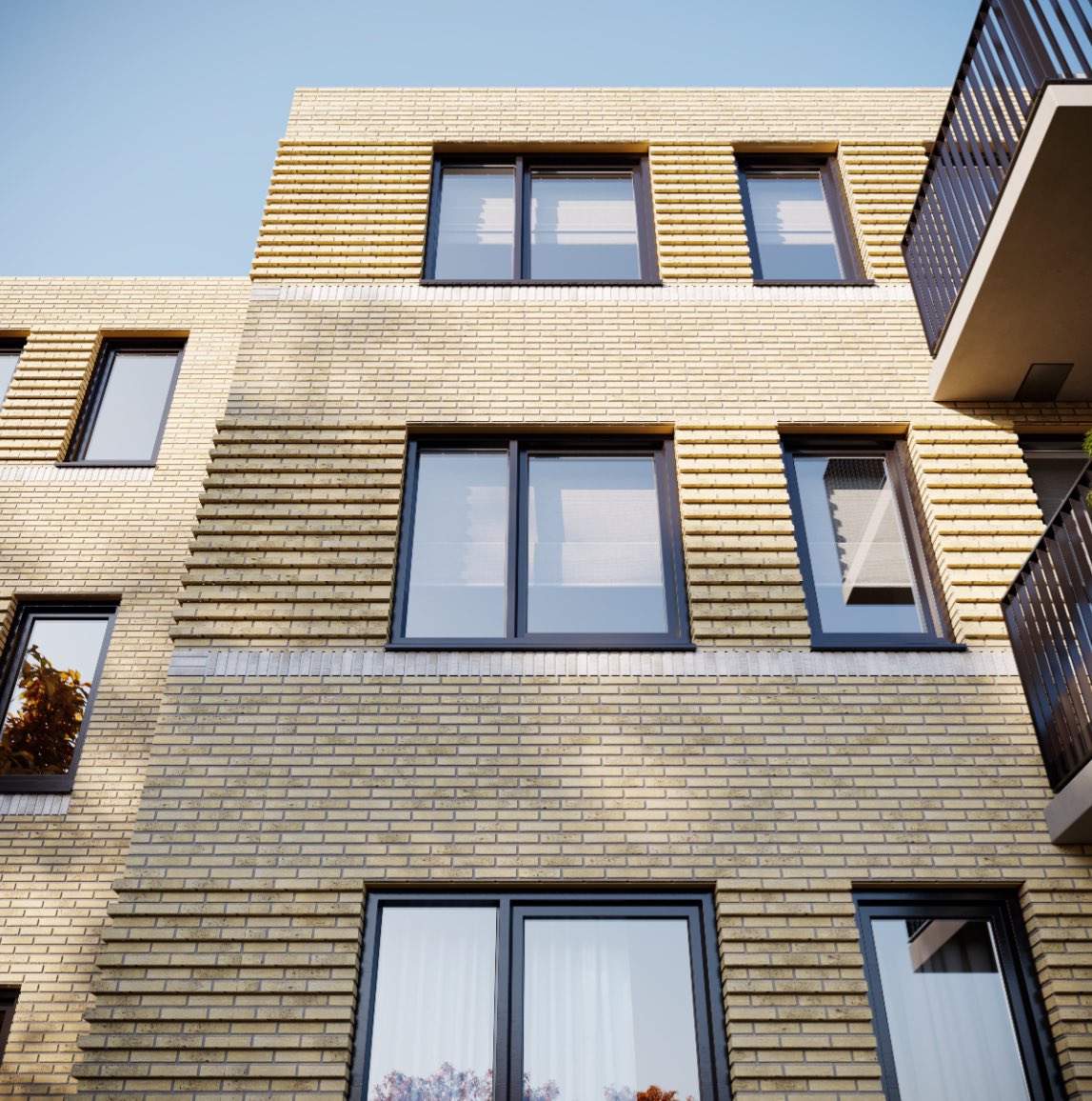 PeterHutten's tweet photo. De nieuwe metselaars voor de gewone man en vrouw staan @VanWijnenGroep @Heerenveen. Betaalbaar wonen in een gewoon, stevig nederlands huis met een eigen identiteit door te variëren met het gevelmetselwerk @fijnwonen https://t.co/ZyH8HnHWK0