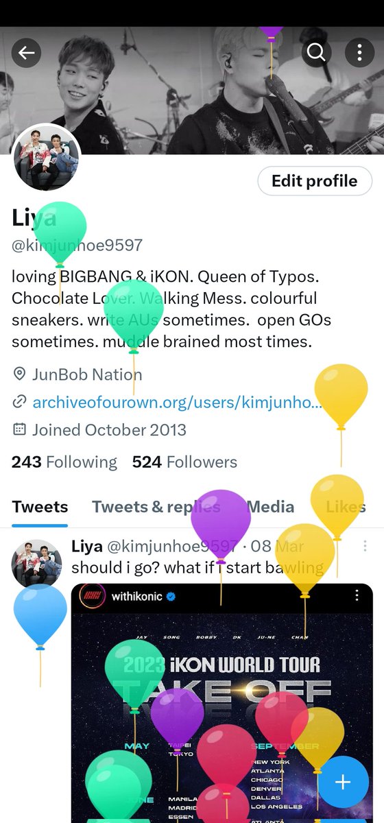 kimjunhoe9597's tweet photo. it's been a year since i last saw this balloon https://t.co/CHucALMV35