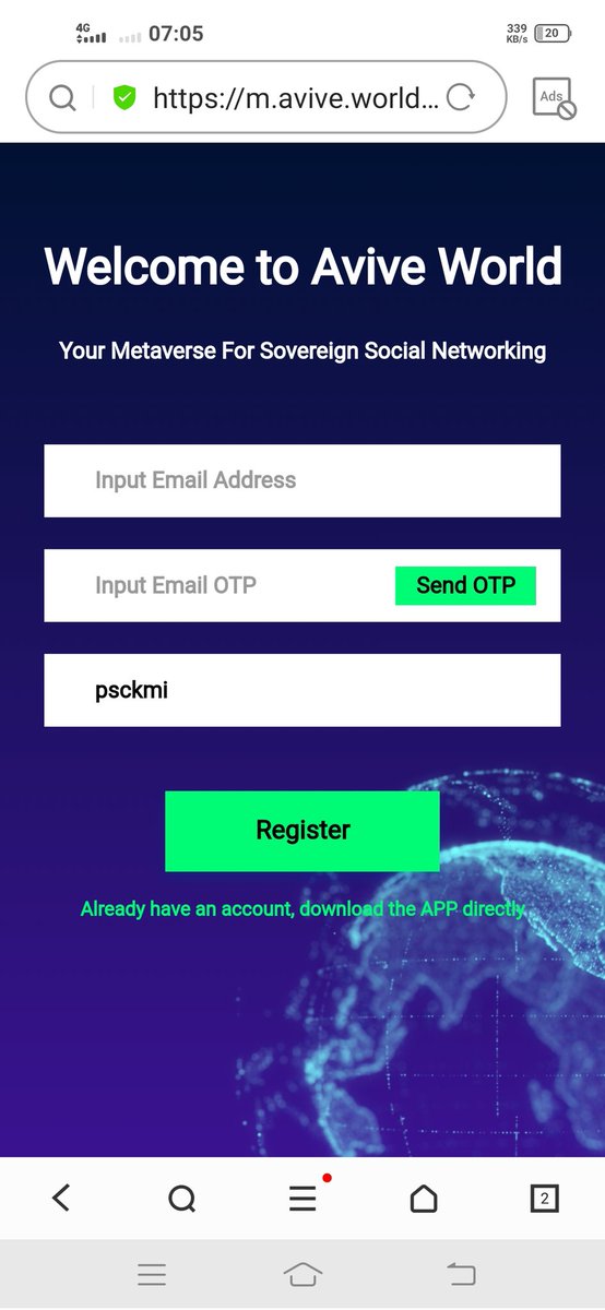 RudyMLubis's tweet photo. #AviveMiner
#AviveChain
#Avive
$VV
🔨New #Bitcoin Mining APP~
#Avive - The best mining app in 2023
Cliam free #BTC in referrals
Get $VV coin in mining
👉Click this link to register:
https://t.co/8mgxnnO4E5
📝 Note: Download the App. Then register & check your email for OTP ! https://t.co/11o4AbhSVi